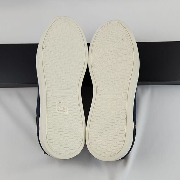 🩵NIB Bruno Marc Blue Canvas Skate Sneakers Size 11 - Picture 10 of 12